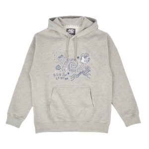 Planet Lousy Hoodie grau Vorderseite